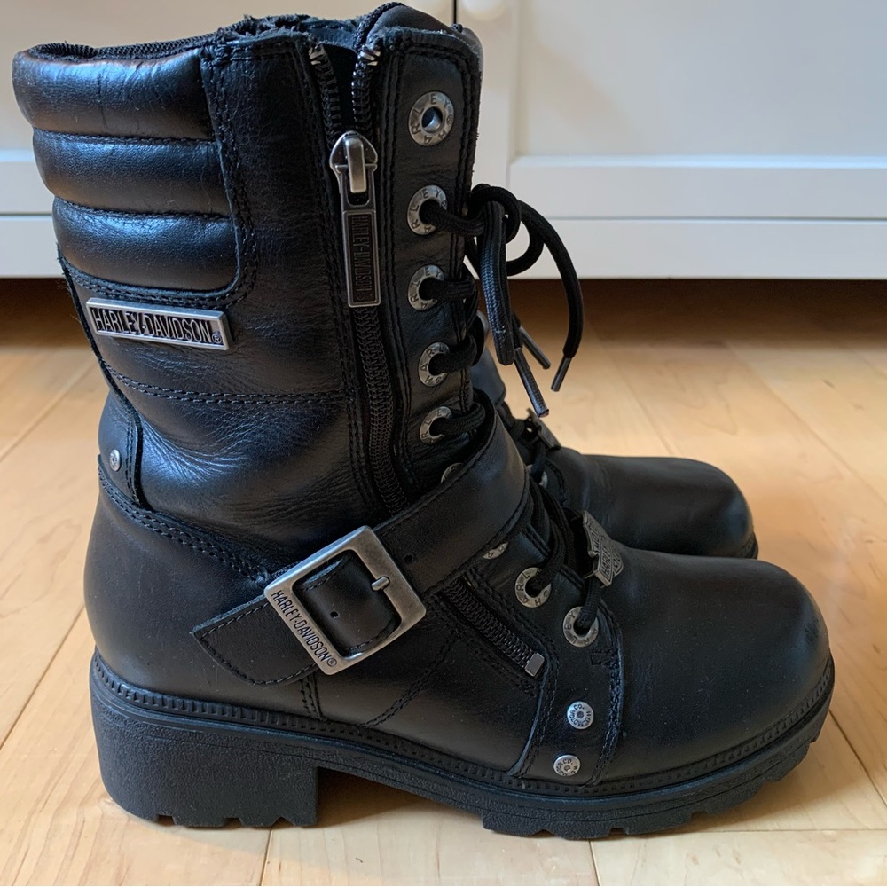 Harley-Davidson Black Textile Label